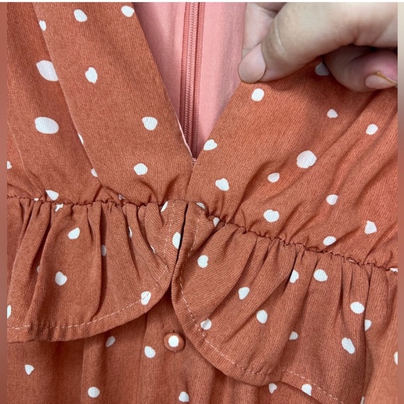 Wild Honey - Polka Dot Mini Dress - Size Medium - Picture 6 of 10